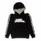 No Fear Large Logo Over The Head Hoody Junior Black