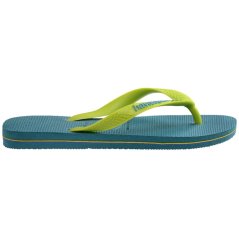 Havaianas Women's Hav. Brasil Logo Ruby Red Flip Flops Amznte Blue