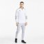 Puma Quarter Zip Training Top Mens White/ Grey