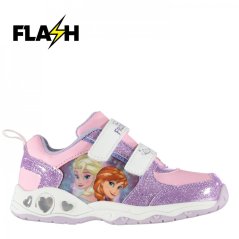 Character Light Up Infants Trainers Frozen Glam