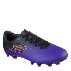 Skechers Razor Adults Academy Firm Ground Football Boots Purple/Black