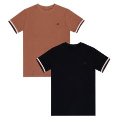 Firetrap Text 2pk T Jn51 Brown/Black