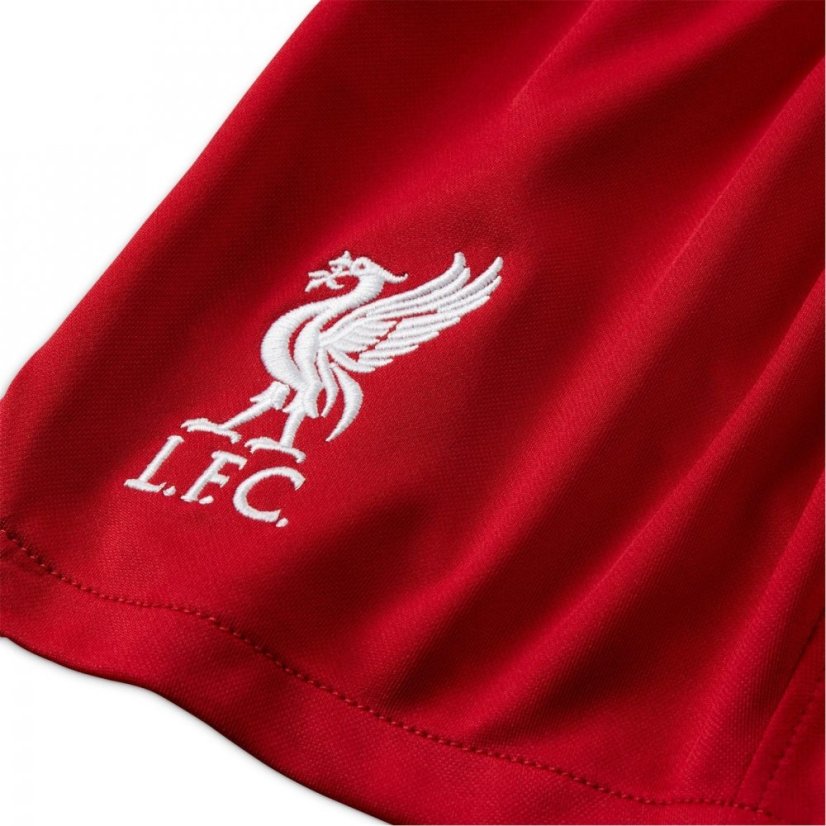 Nike Liverpool Home Shorts 2023 2024 Juniors Red/White