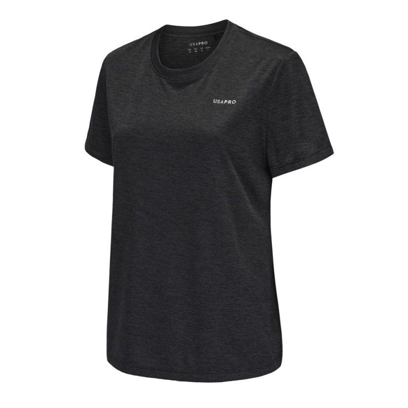 USA Pro Tech C Tee Womens Black