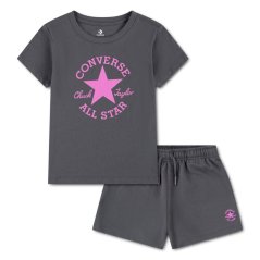 Converse Kids' T-Shirt Dark Mat/Orchid