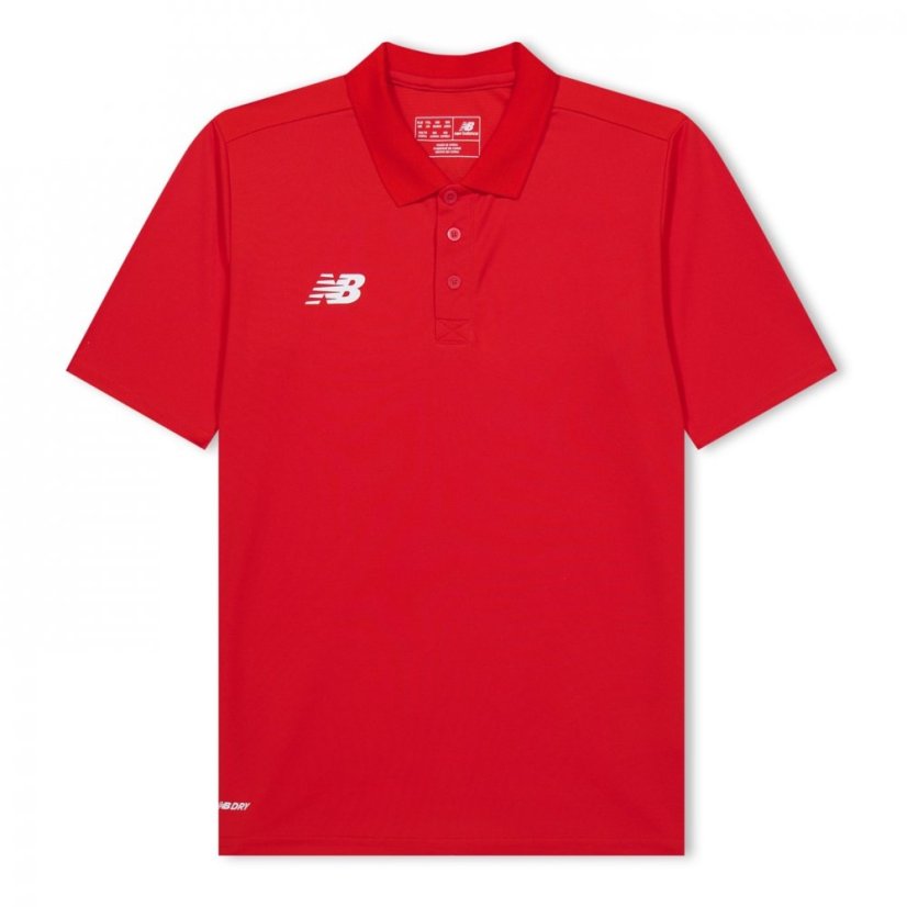 New Balance Polo Shirt Jn99 High Rsk Red
