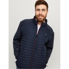 Jack and Jones + Quilt Jkt Sn99 Navy Blazer
