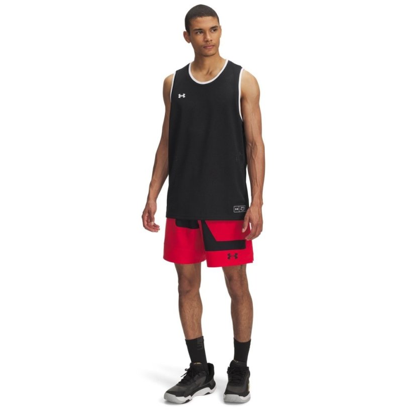 Under Armour Men's Zone Basketball Shorts Red
