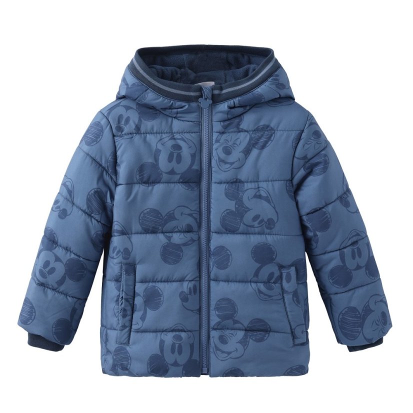 Character Kids' Hooded Long Sleeve Short Puffer Jacket Mickey