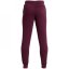 Under Armour Armour Project Rock Rival Tracksuit Bottoms Junior Boys Dark Maroon