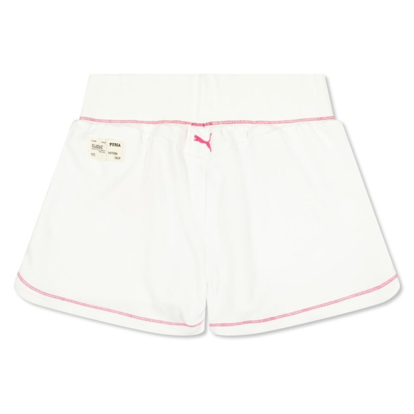 Puma Samoa Knit Short Juniors White