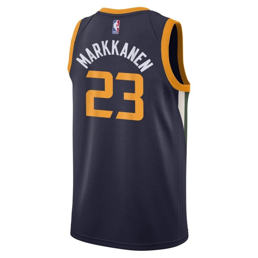Nike Utah Jazz Lauri Markkanen #23 Jersey Black