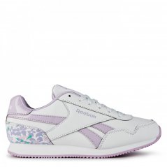 Reebok Royal Classic Jog 3 Shoes Low-Top Trainers Girls Ftwr White/Purp