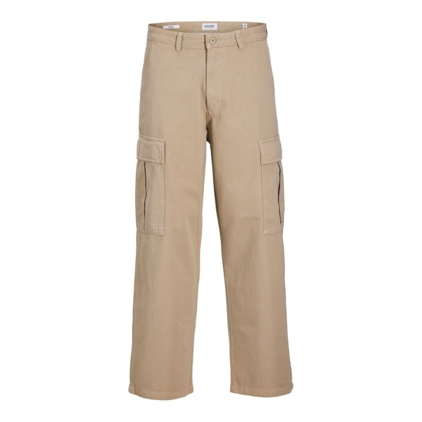 Jack and Jones Men's Owen Cargo Trousers Crockery