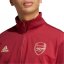 adidas Arsenal Anthem Jacket 2023 2024 Adults Craft red