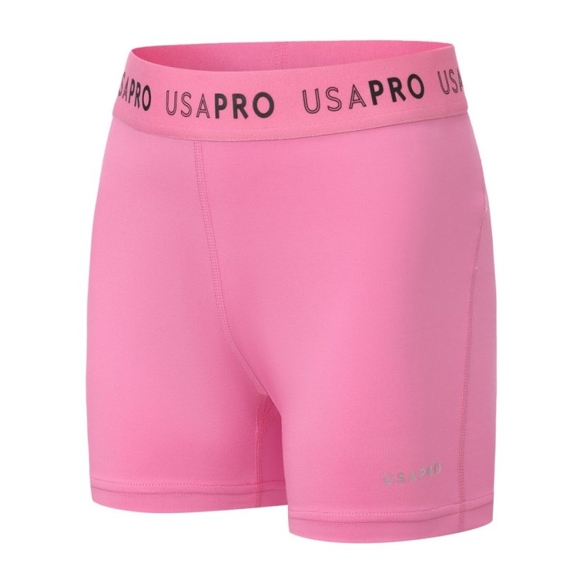 USA Pro USA Pro 3 Inch Training Shorts Junior Girls Pink