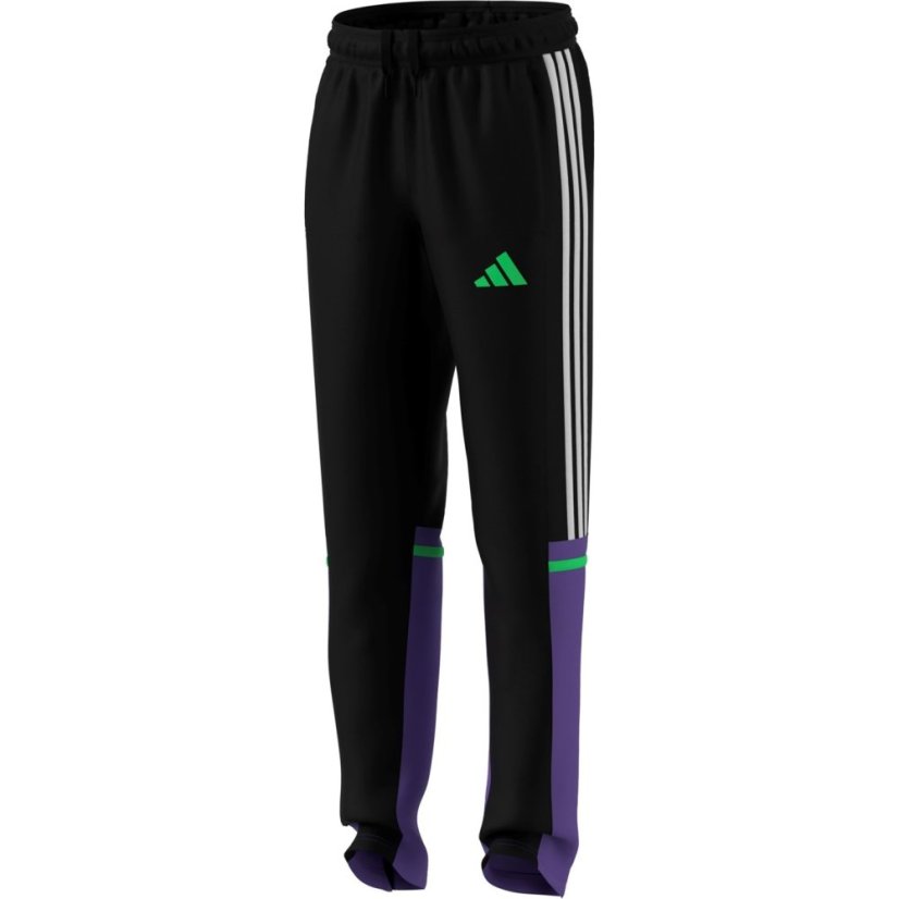 adidas F50 Training Tracksuit Bottoms Juniors Black/Purple