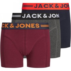 Jack and Jones 3 Pack Lichfield Trunks Junior Boys DGM