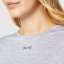 USA Pro Short Sleeve Sports dámske tričko Grey Marl