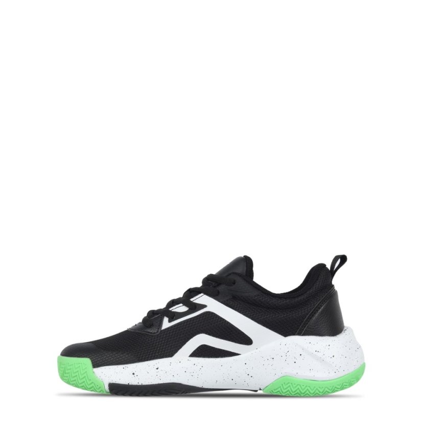 Everlast Kids' Basketball Trainers Blk/Wht/Lime