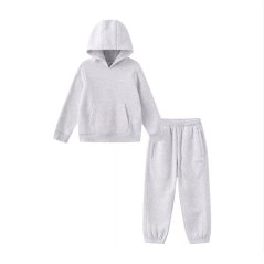 Slazenger Fleece Tracksuit Set Infant Ice Marl