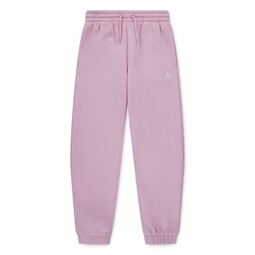 Air Jordan Kids' Brkn Open Hem Fleece Joggers M Soft Pink
