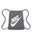 Nike Heritage Drawstring Bag (13L) Grey/White