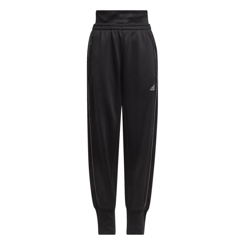 adidas Winter Glam Fleece Loose Joggers Juniors Black