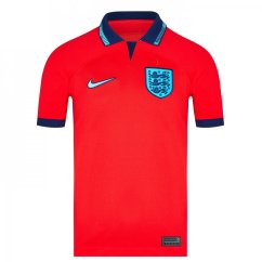 Nike England Away Shirt 2022 Juniors Red