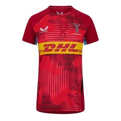 Castore Harlequins Matchday Shirt 2024 2025 Womens Red/Caviar