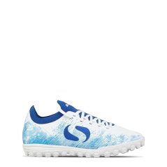 Sondico Blaze Childrens Astro Turf Trainers White/Blue
