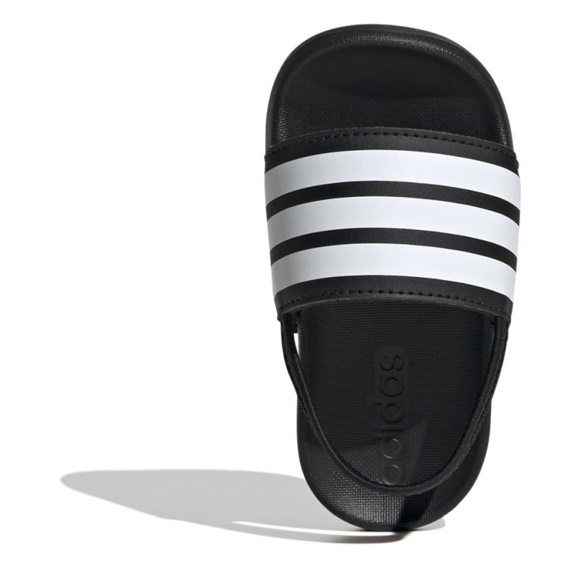 adidas Adilette Estrap Slides Infants Black/White