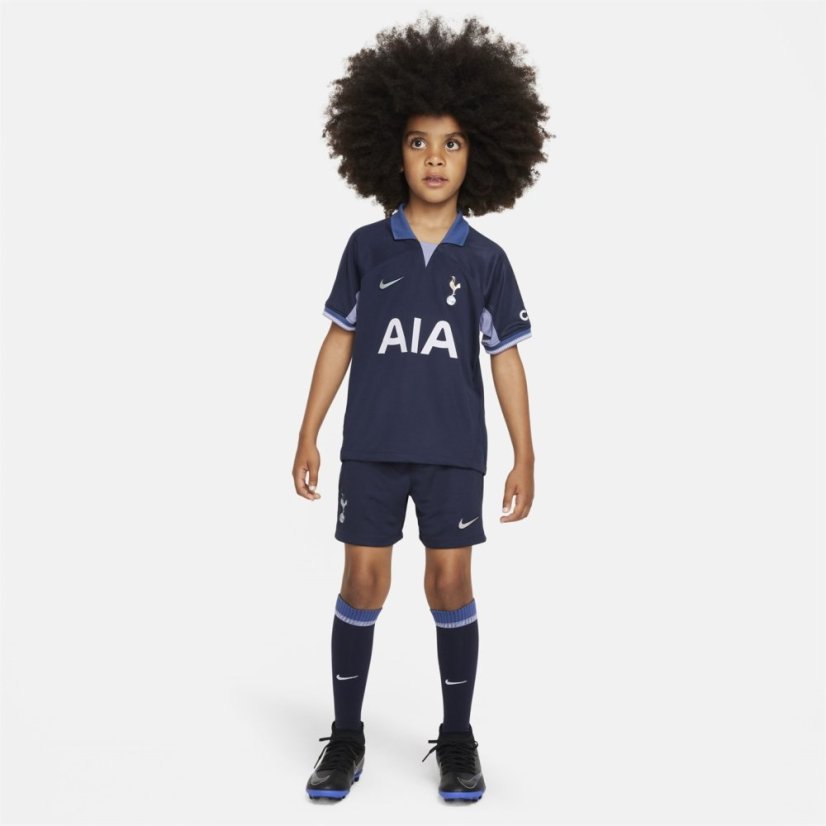 Nike Tottenham Hotspur Away Minikit 2023 2024 Infants Navy/Purple