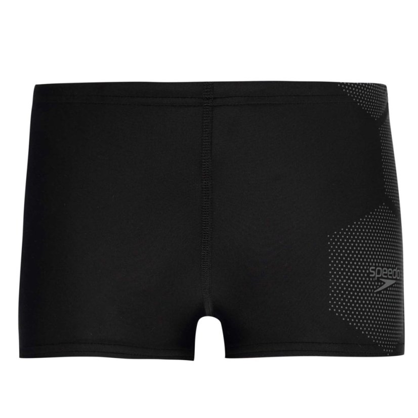 Speedo Placement Shorts Black/Ardesia