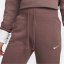 Nike NSW PHNX FLC HR PANT STD BROWN/WHITE