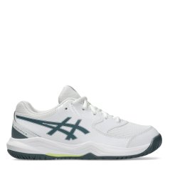 Asics Unisex Kids Gel Dedicate Gs Tennis Shoes White/Iron