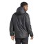 adidas 3 Stripe Essential Hooded Jacket Mens Black