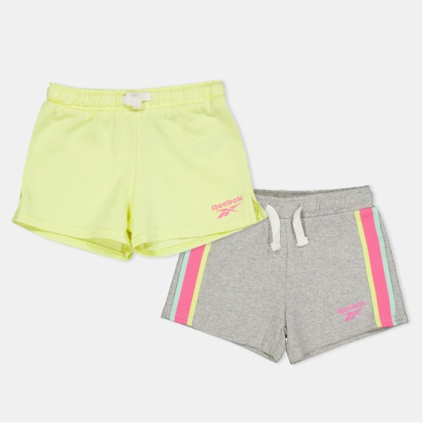 Reebok Jersey Jogger Shorts Lt Grey Heather