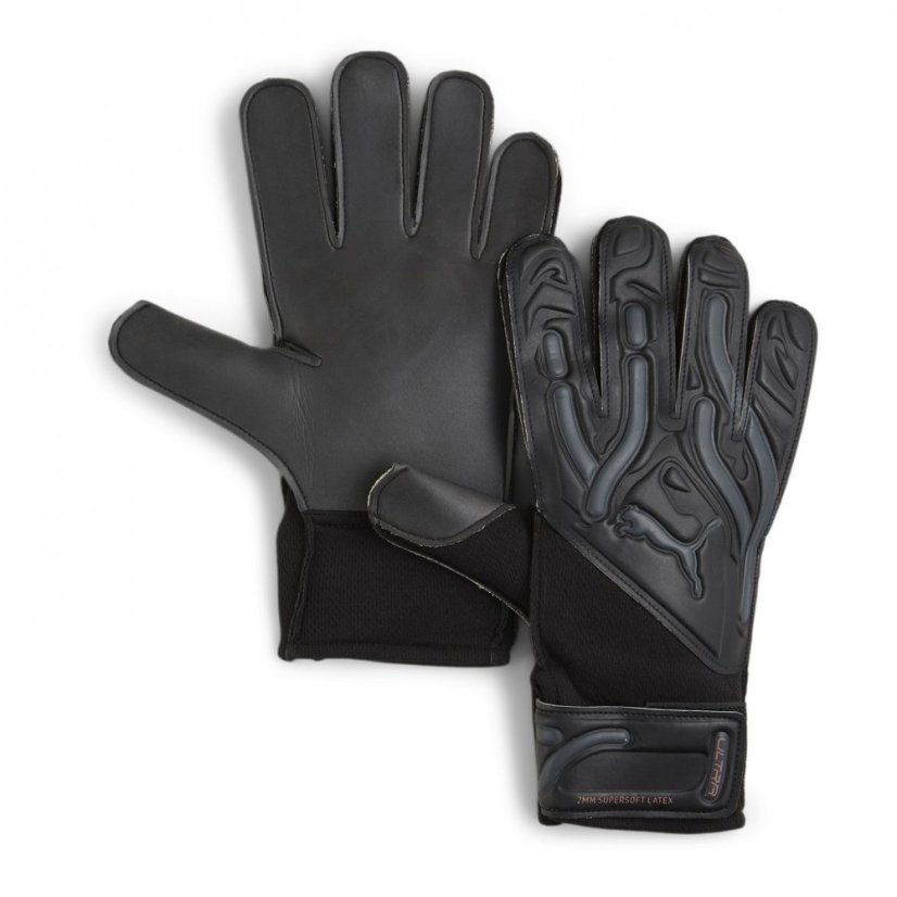 Puma ULTRA Play RC Goalkeeper Gloves Juniors Black/Grey