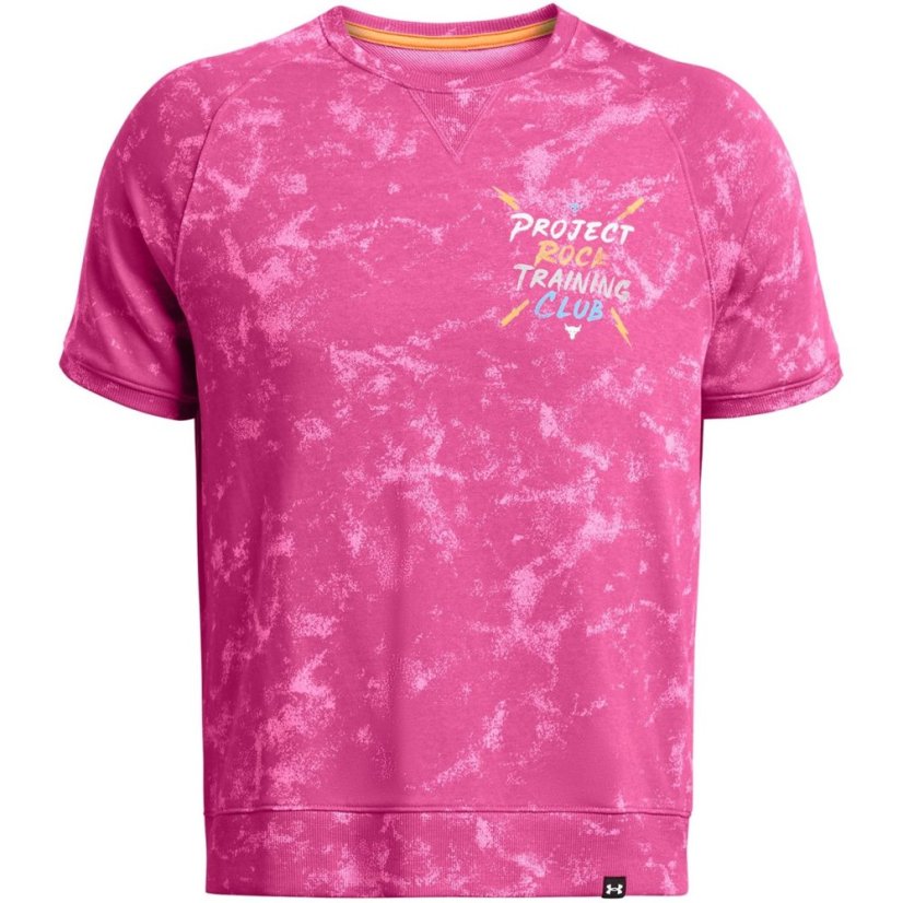 Under Armour Men's Short-Sleeve Performance Gym Top Pink
