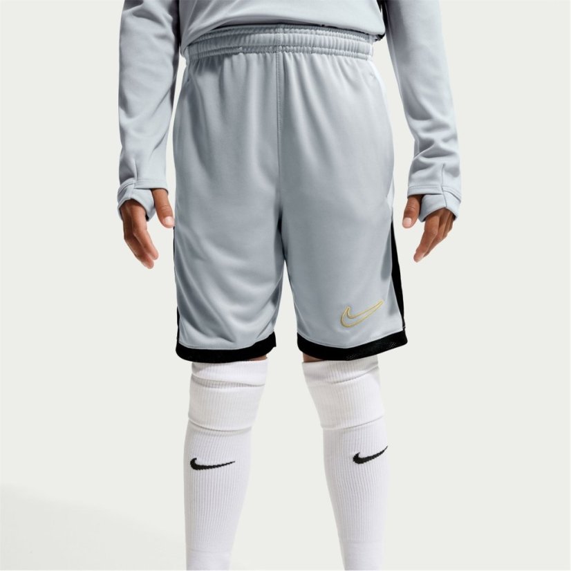 Nike Academy Shorts Juniors Grey/Gold
