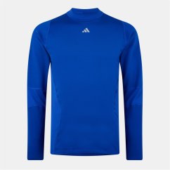 adidas Men's Long-Sleeve Baselayer Top Royal Blue