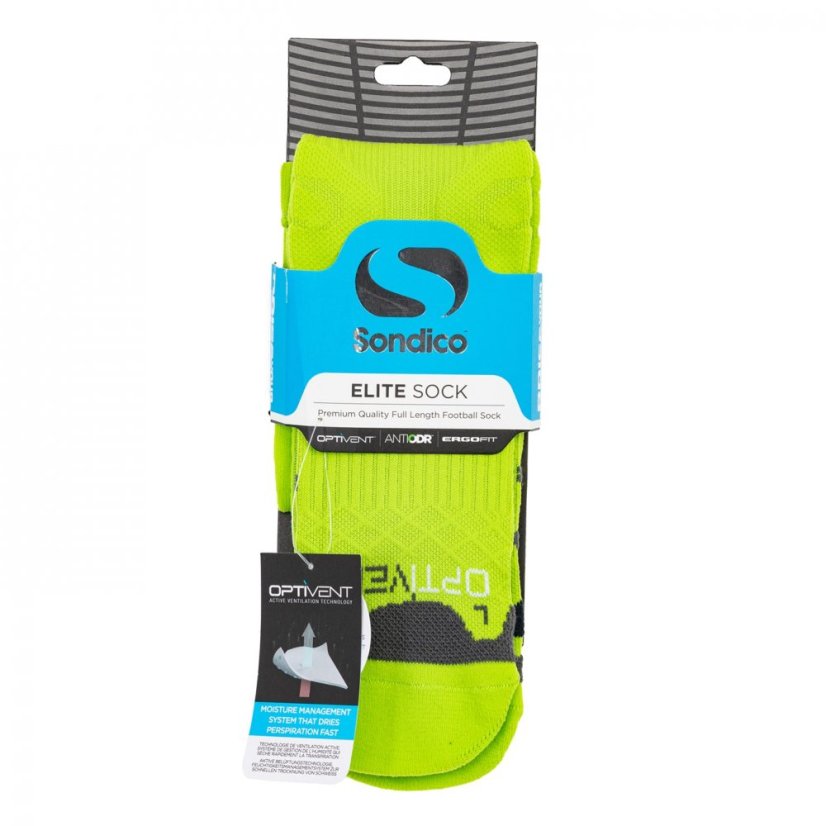 Sondico Elite Football Socks Lime