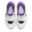 Nike Huarache Run Big Kids' Shoes Wht/Blk/Purple