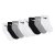 Nike 8 Pack Quarter Socks White/Dark Gray