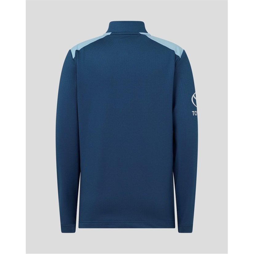 Castore Unisex Kids 26/27 England Cricket Baselayer Top Ensign/AiryBlue