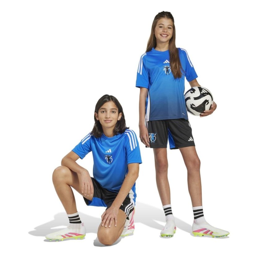 adidas Jude Bellingham Shorts Juniors Black/Blue