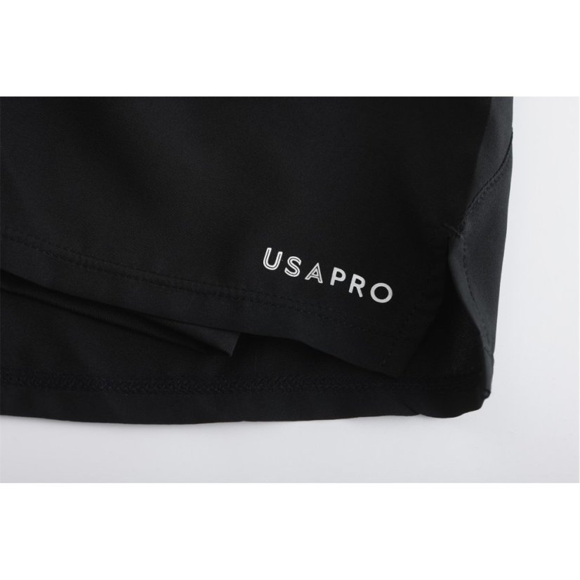 USA Pro 2in1 Short Jn43 Black