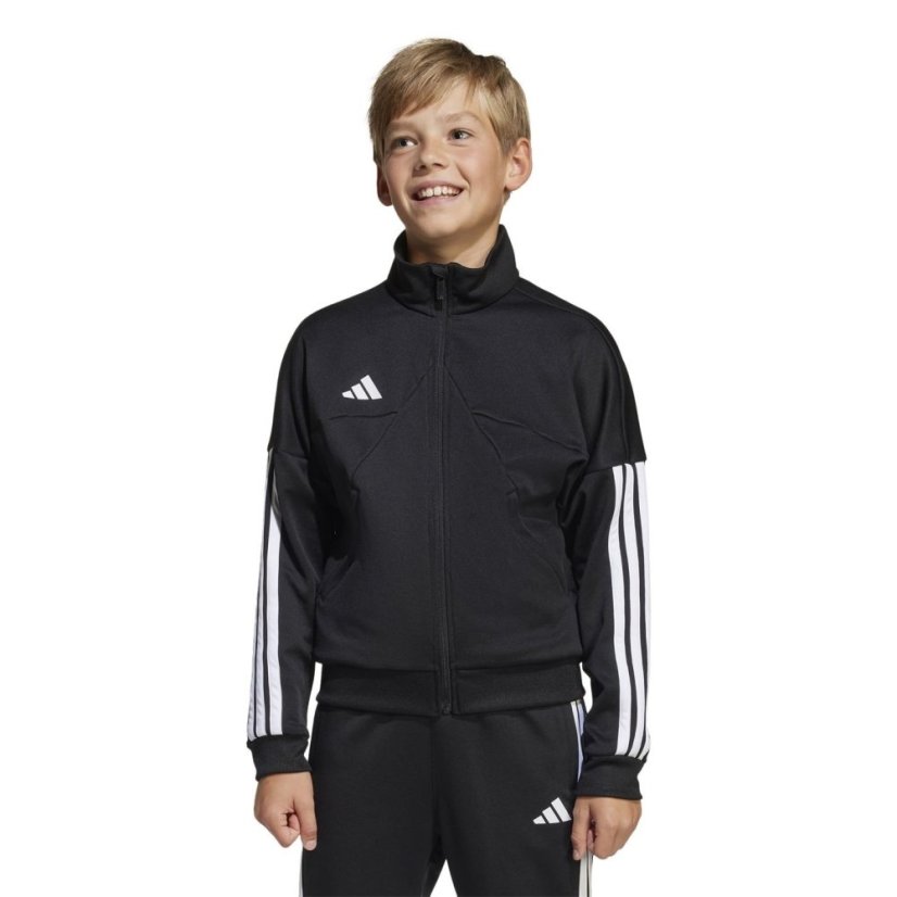 adidas House of Tiro Track Top Juniors Black/White