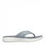 Skechers Lycra 3 Point Sandal Flip Flops Womens Grey